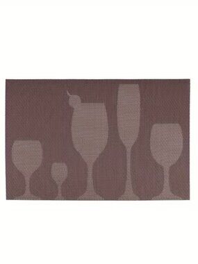 4-Piece Placemat Set - Wine Theme